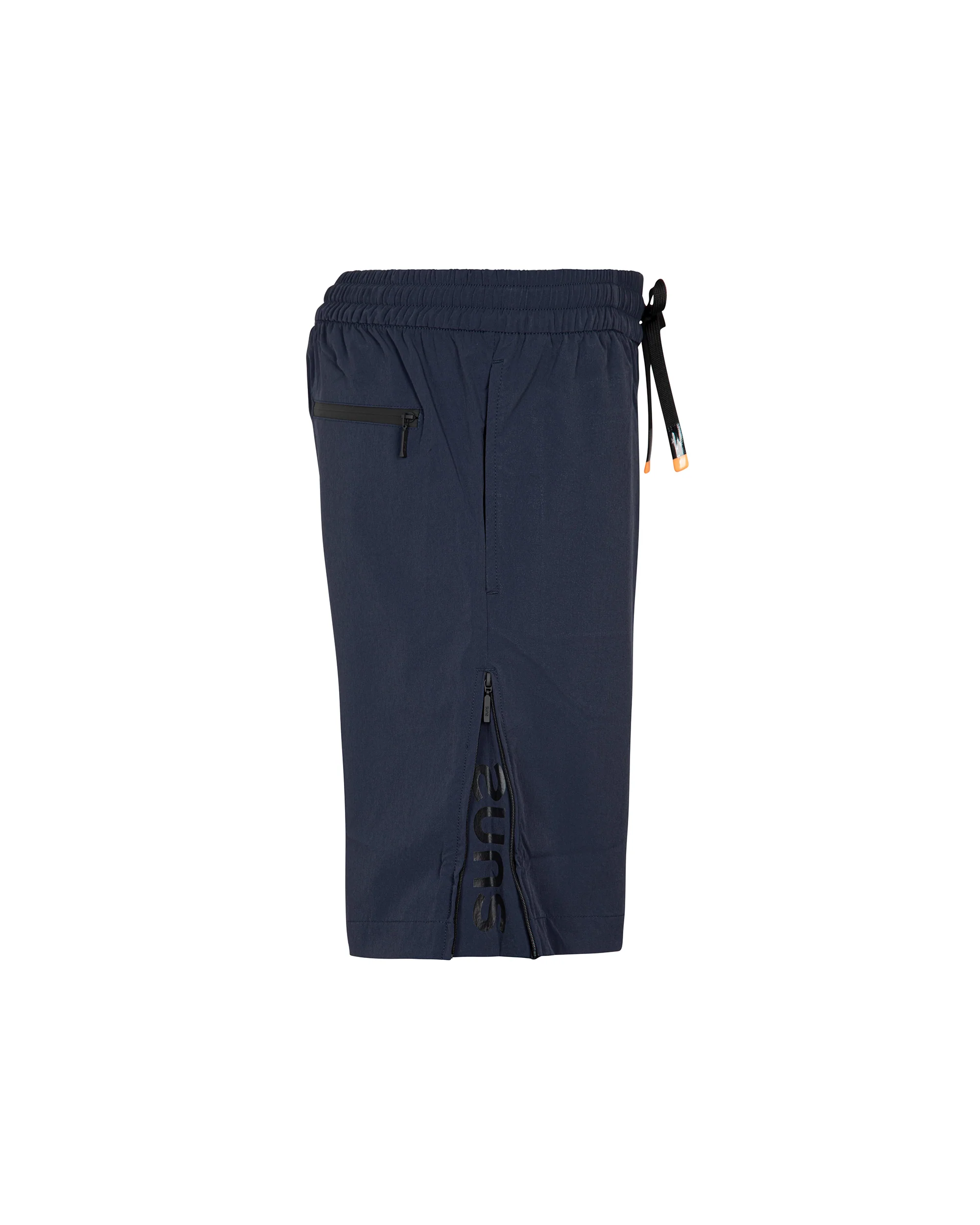 Bermuda uomo Suns Boards in tessuto tecnico con zip laterale e stampa logo tono su tono - Image 9
