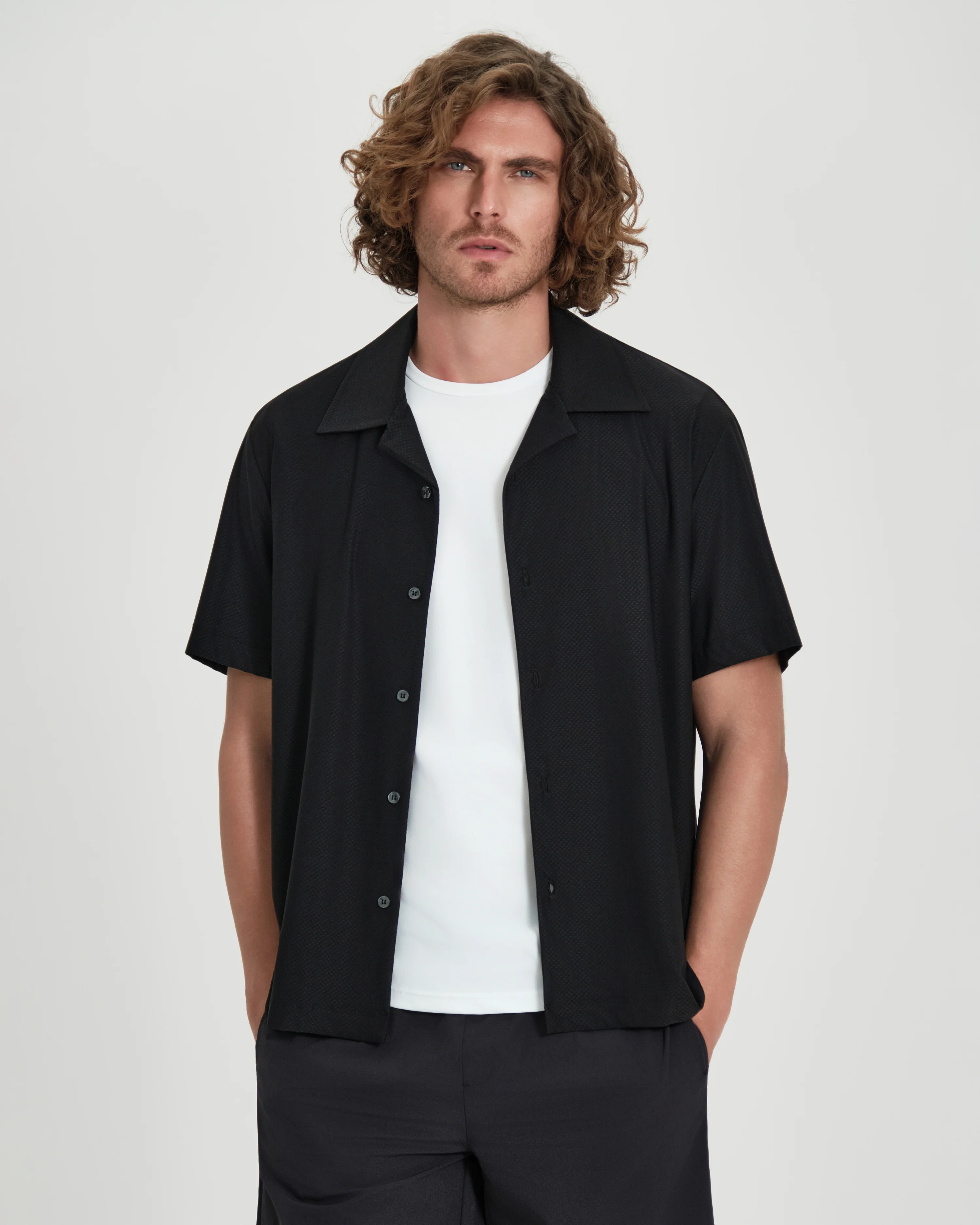 Camicia Uomo Suns Boards Boxy a maniche corte vestibilità comfort fit - Image 5