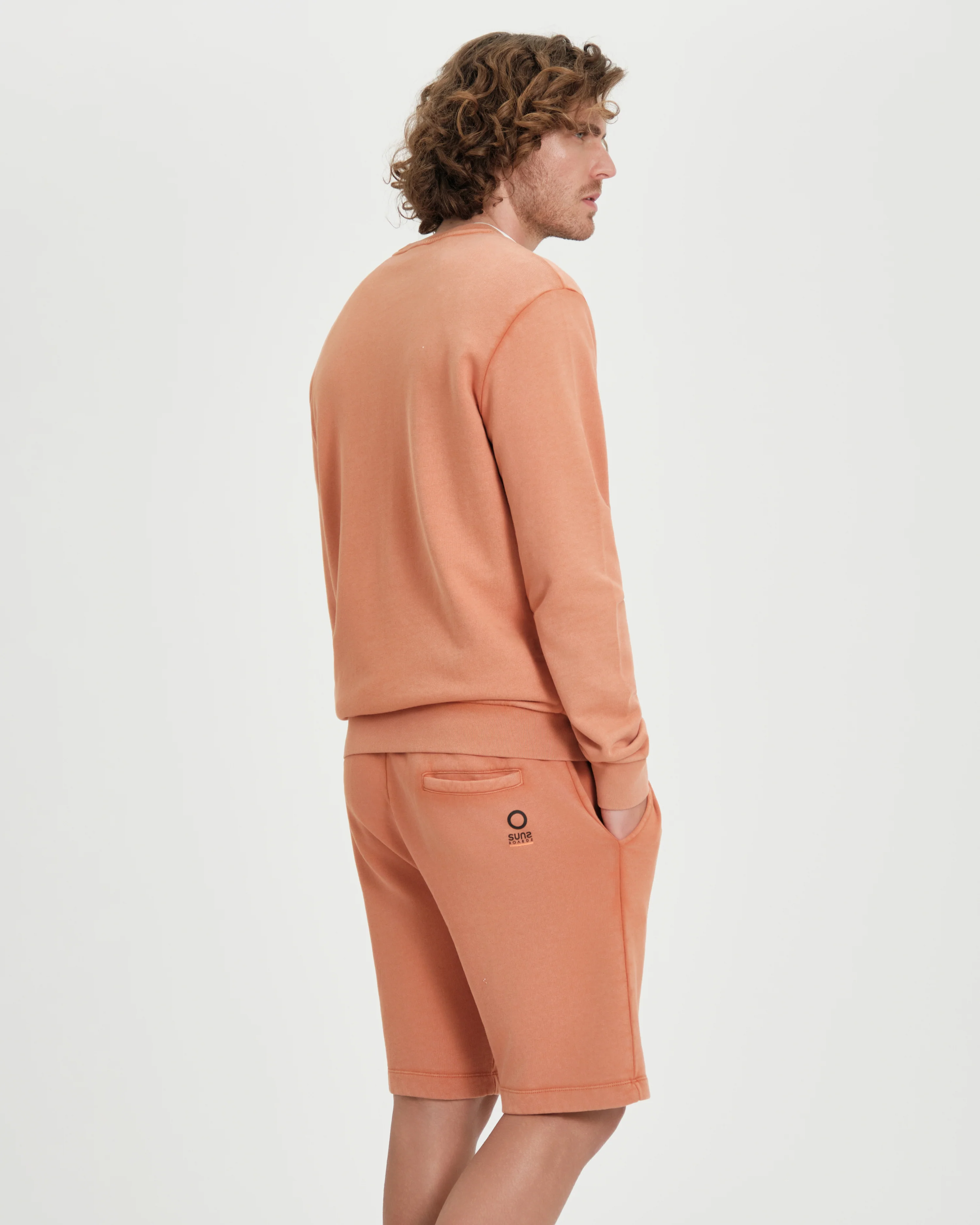 Felpa girocollo uomo Suns Boards Gipo Dye Old in tinto capo - Image 11
