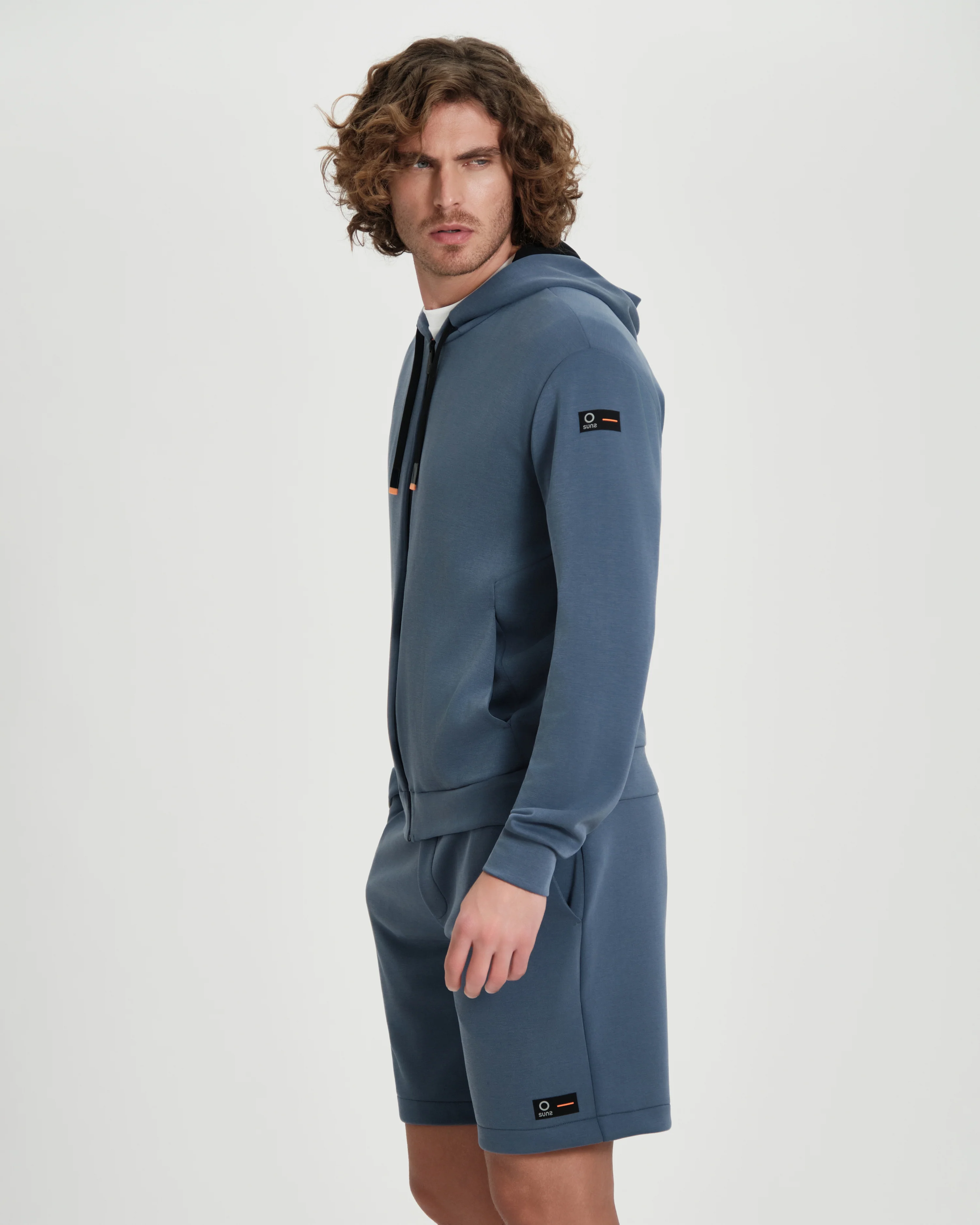 Felpa uomo Suns Boards Marzio Lux con zip e cappuccio - Image 4