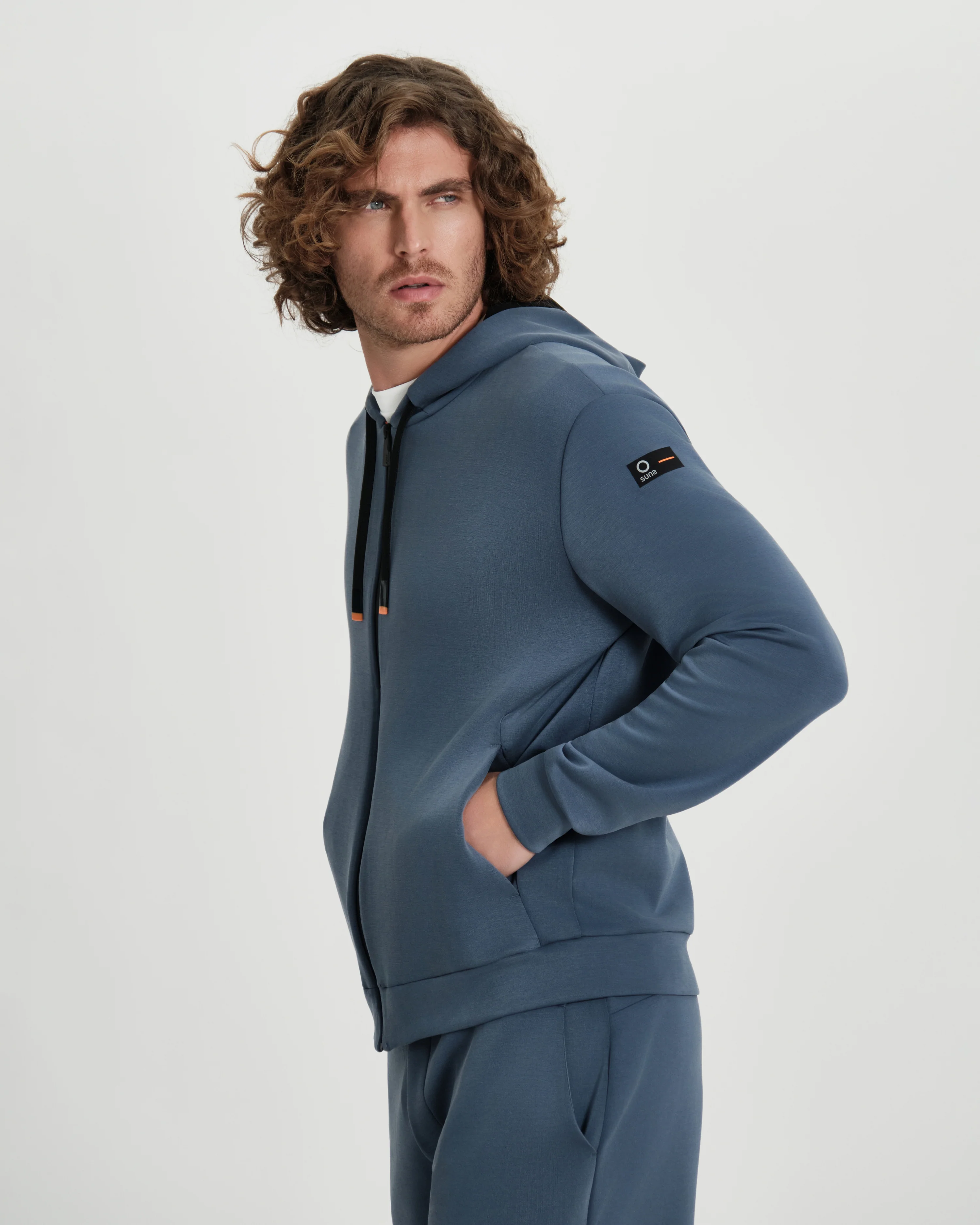 Felpa uomo Suns Boards Marzio Lux con zip e cappuccio - Image 6