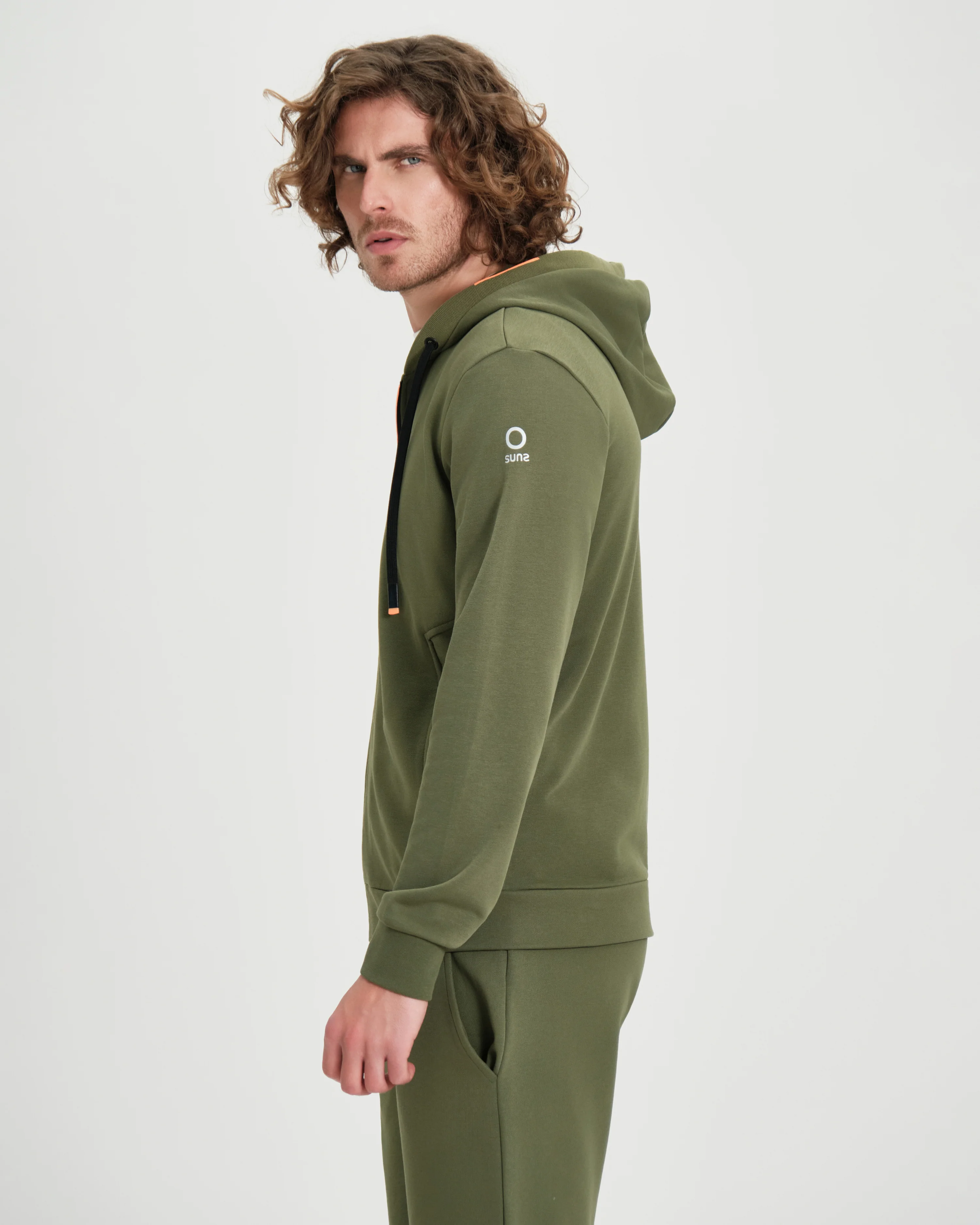 Felpa uomo SUNS Marzio Tag con zip e cappuccio - Image 8
