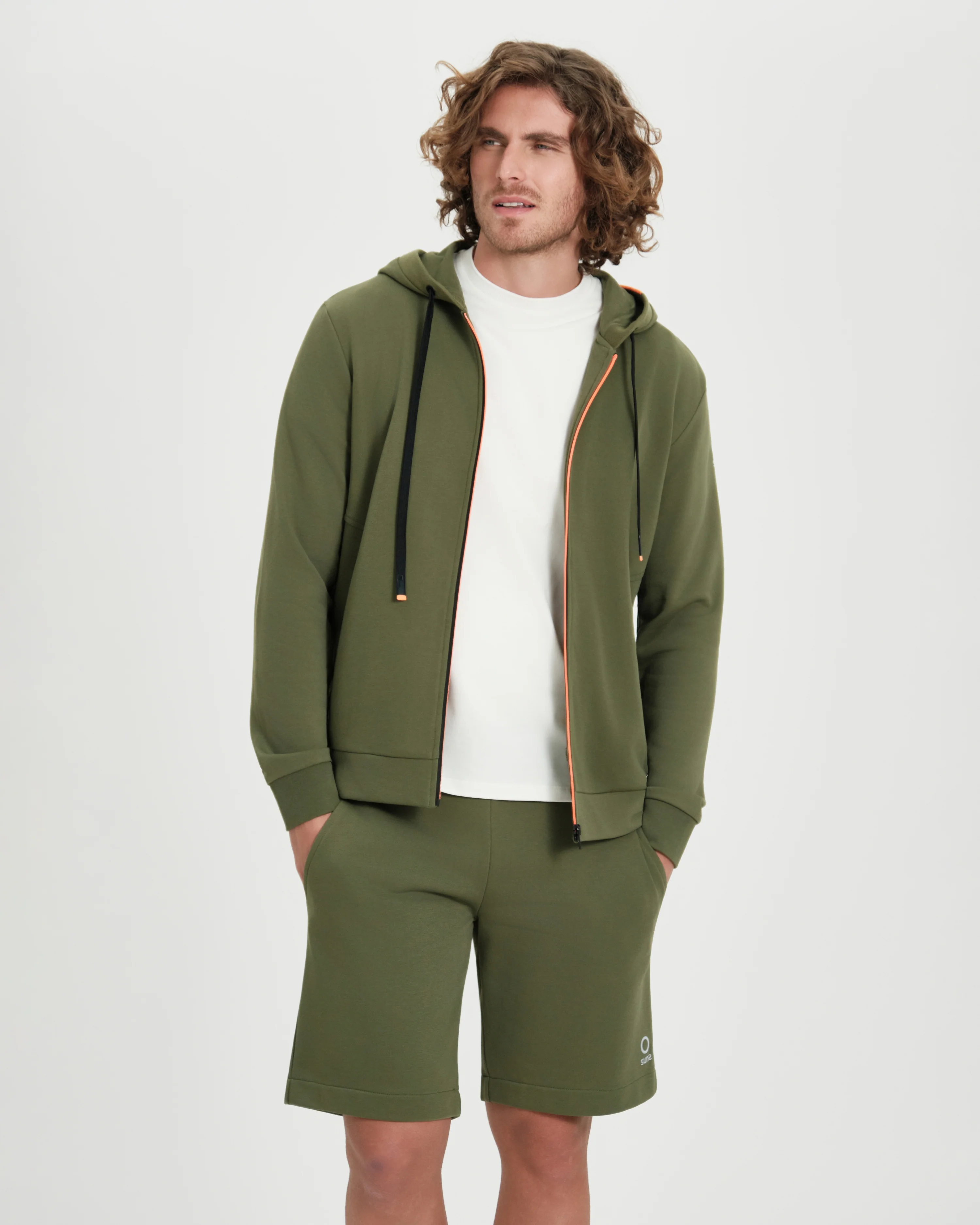 Felpa uomo SUNS Marzio Tag con zip e cappuccio - Image 9