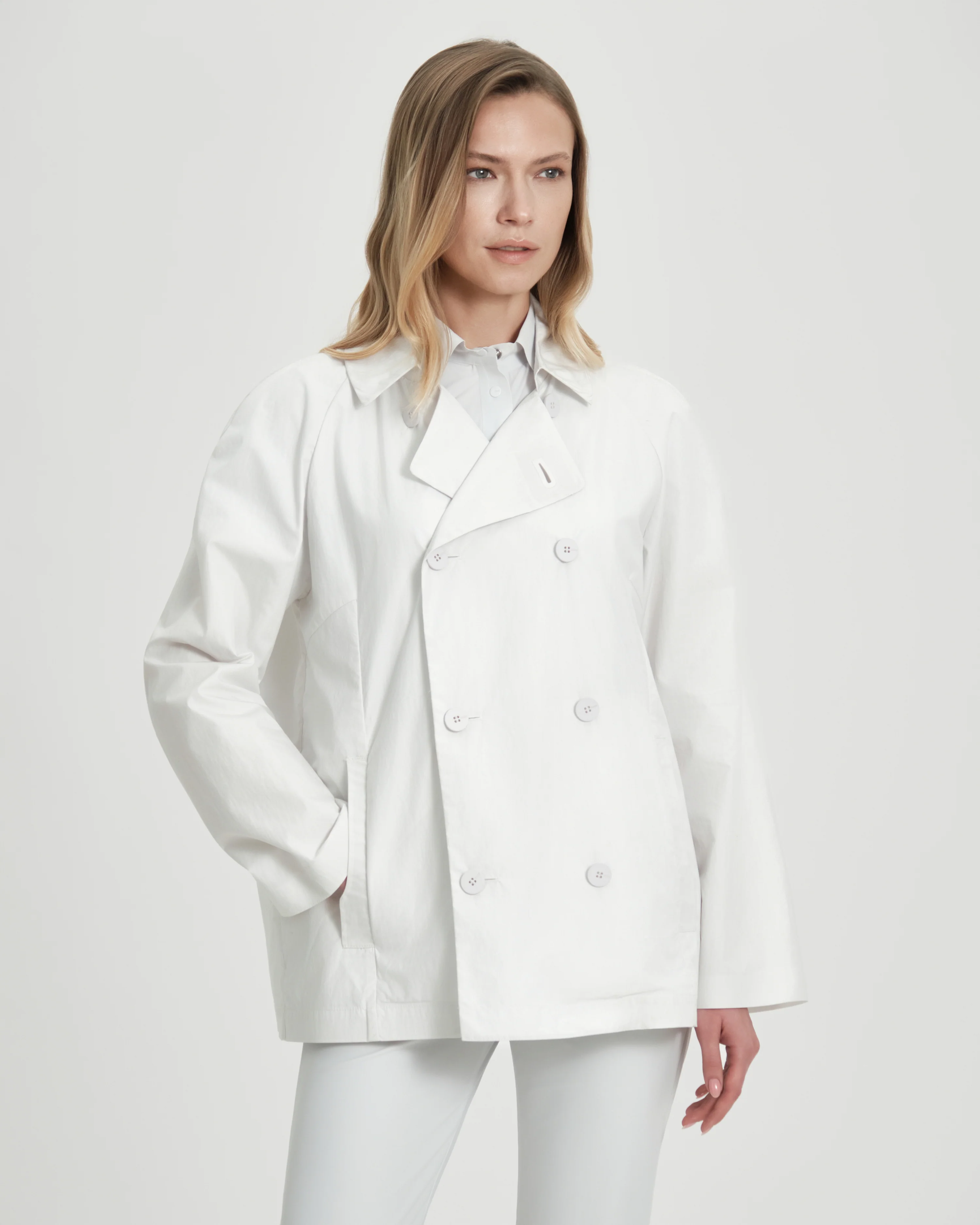 Giacca doppio petto Donna SUNS Cromo - Image 3