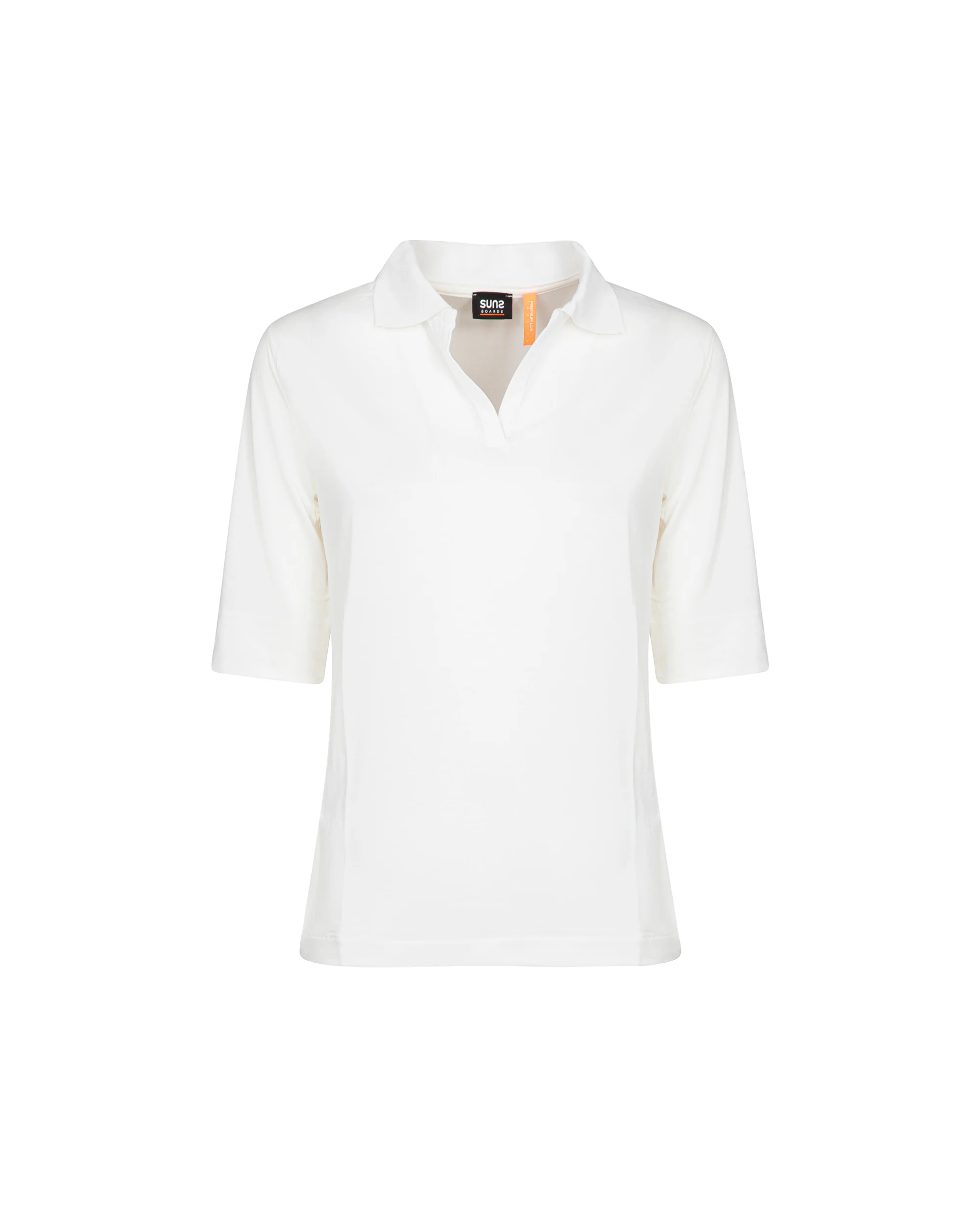 Polo donna SUNS Andalusite in jersey effetto cupro - Image 10