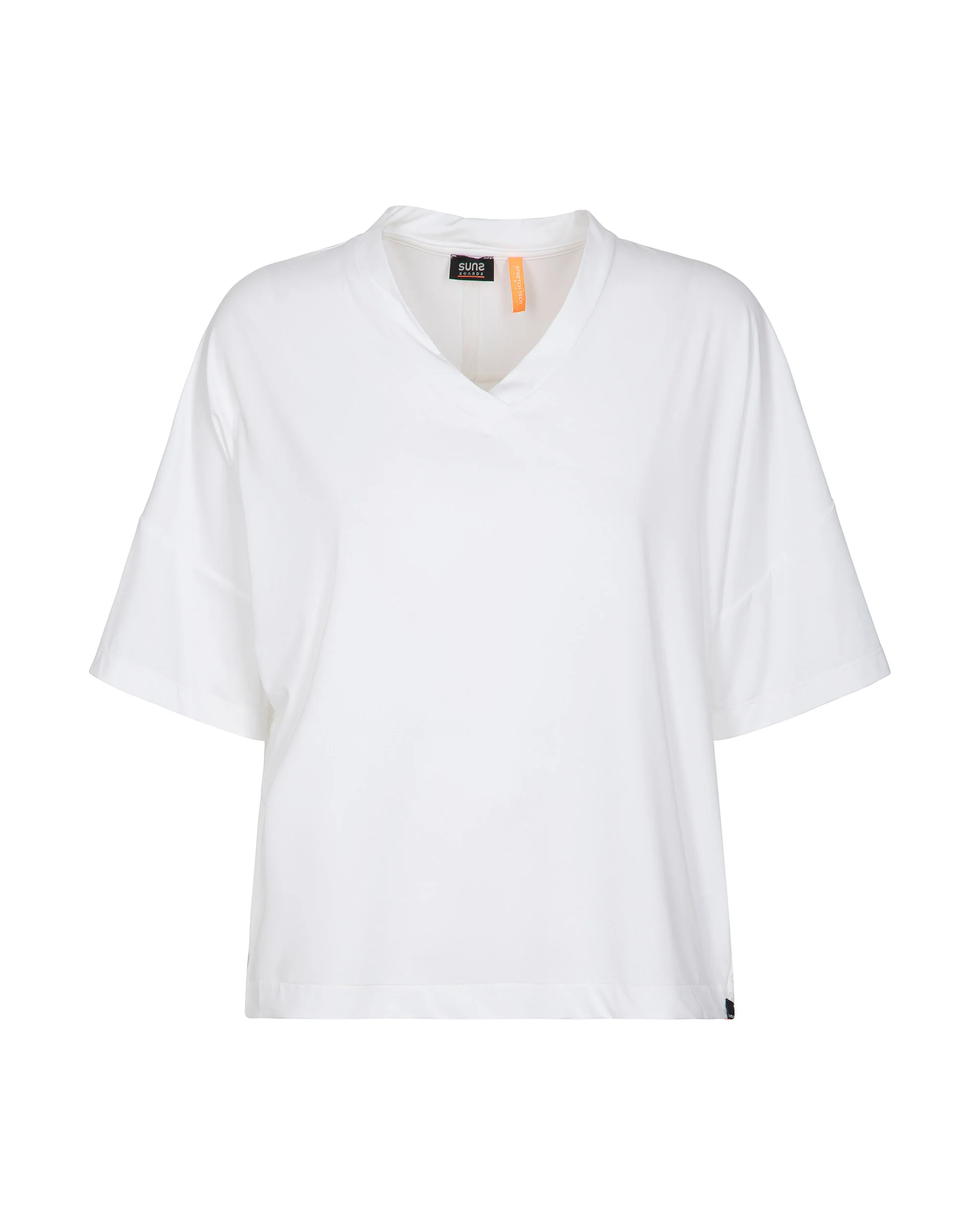 T-shirt donna Suns Calcedonia con scollo a V - Image 6