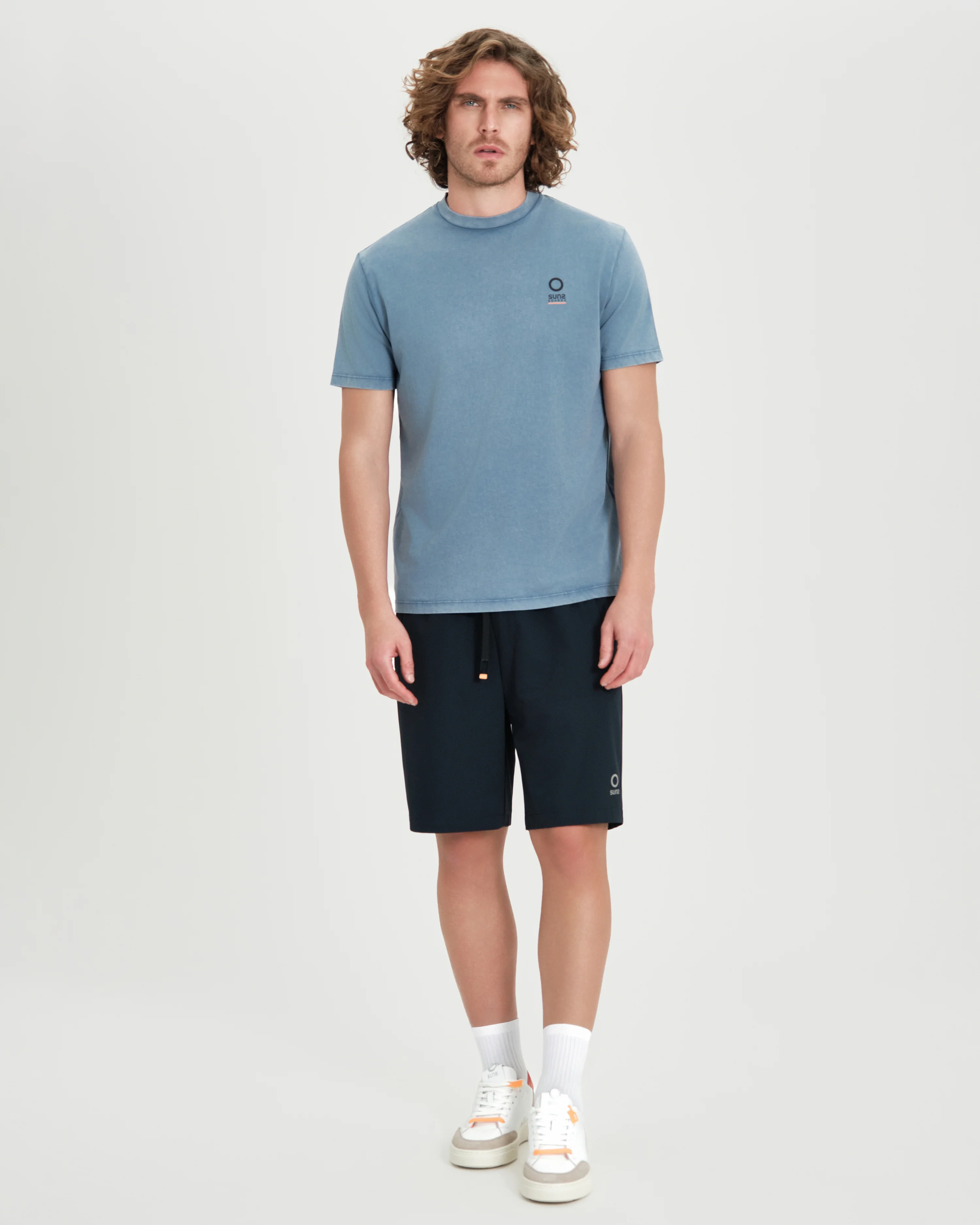 T-shirt uomo Suns Boards Paolo Old Dye in tinto capo