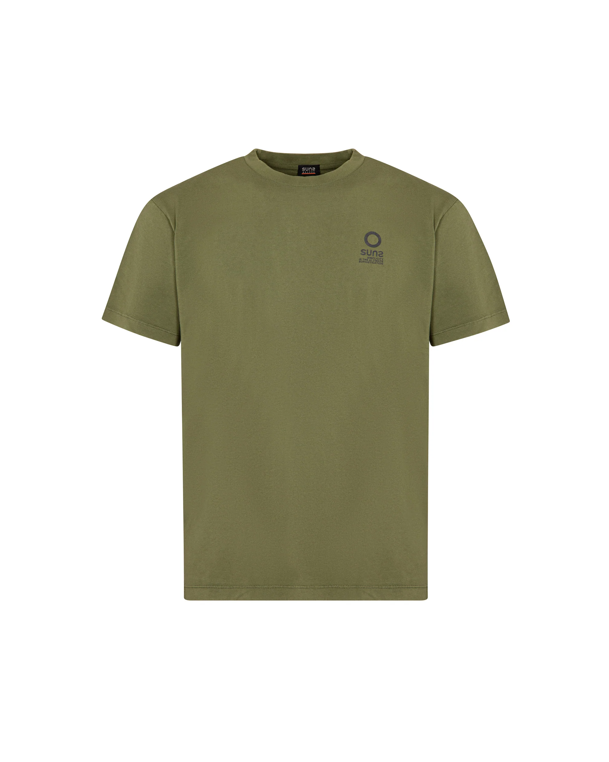 T-shirt uomo SUNS Paolo Dye in tinto capo - Image 4
