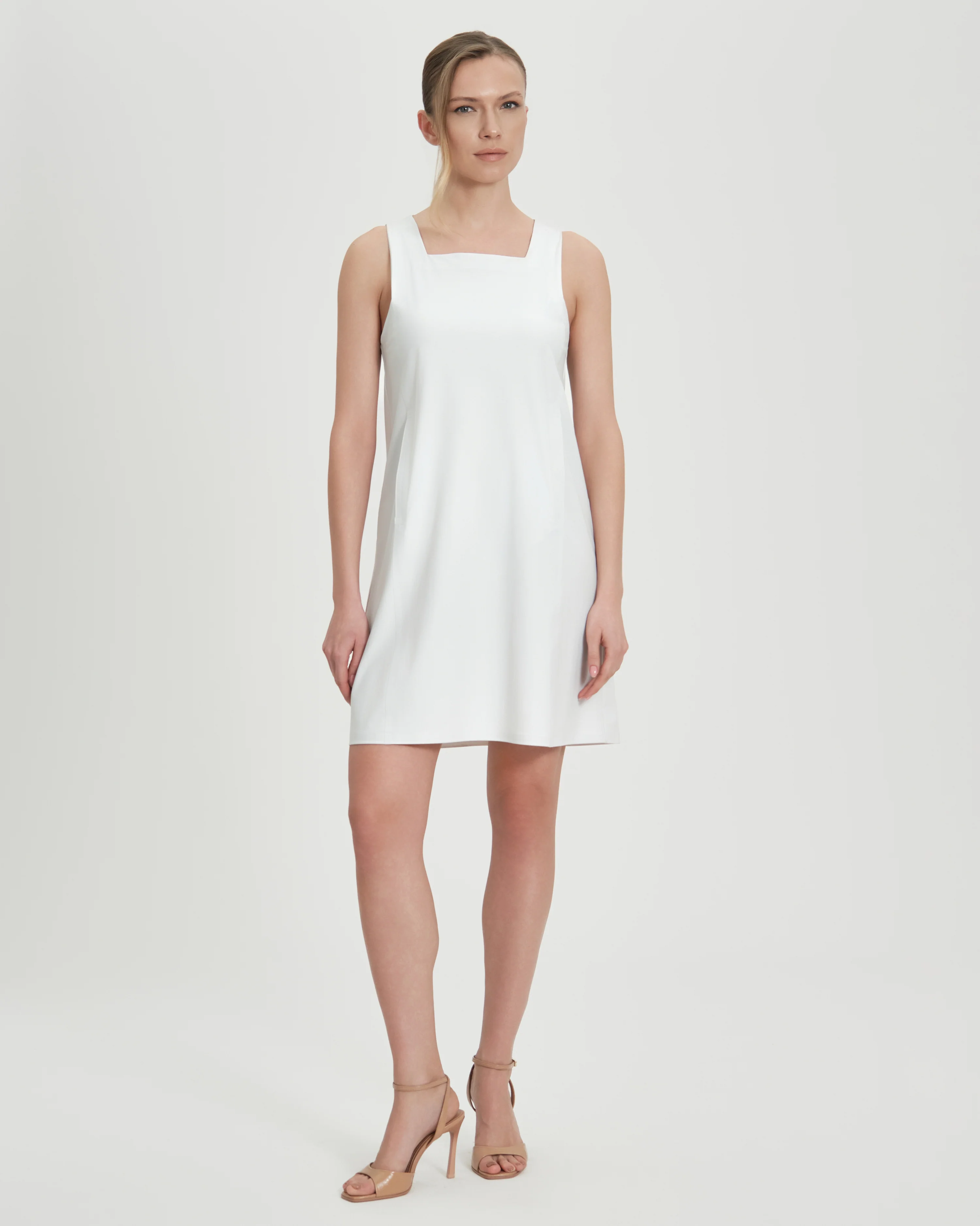 Vestito donna SUNS Acquamarina con scollo quadrato - Image 4